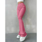 Women’s High-Waisted Flared Trousers