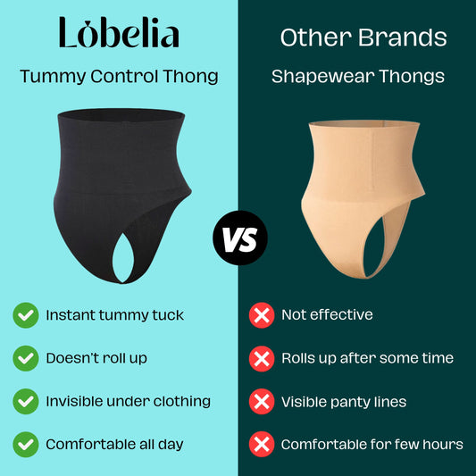 Lobelia UK™ Tummy Control Thong Multipacks