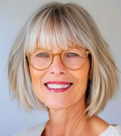 Bob with Blunt Bangs