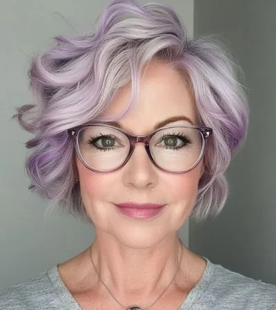 Purple Shaggy Layers