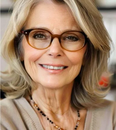 Side-Parted Bob with Flipped Ends