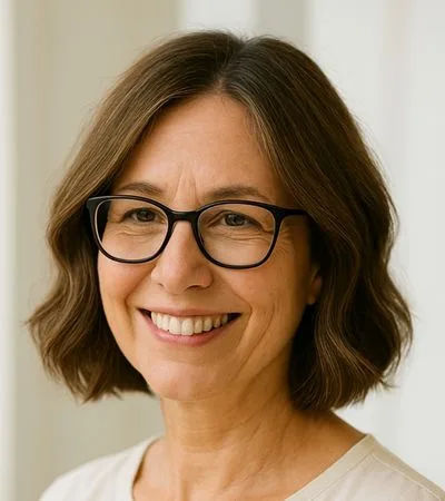 Wavy Bob with Center Part