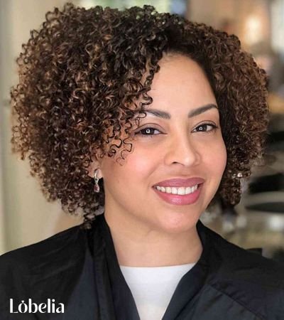 A-Line Curly Bob