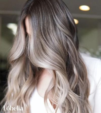 Ash Brown with Ash Blonde Highlights