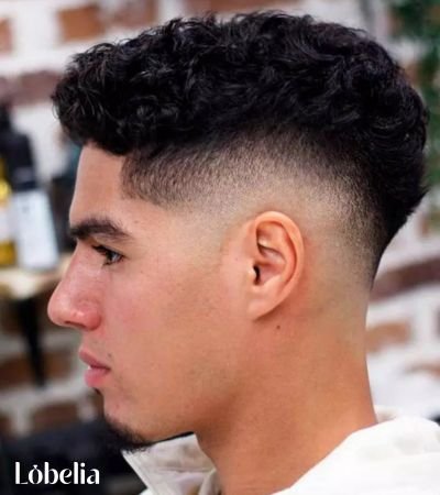 Bald Fade Short Curly Haircut