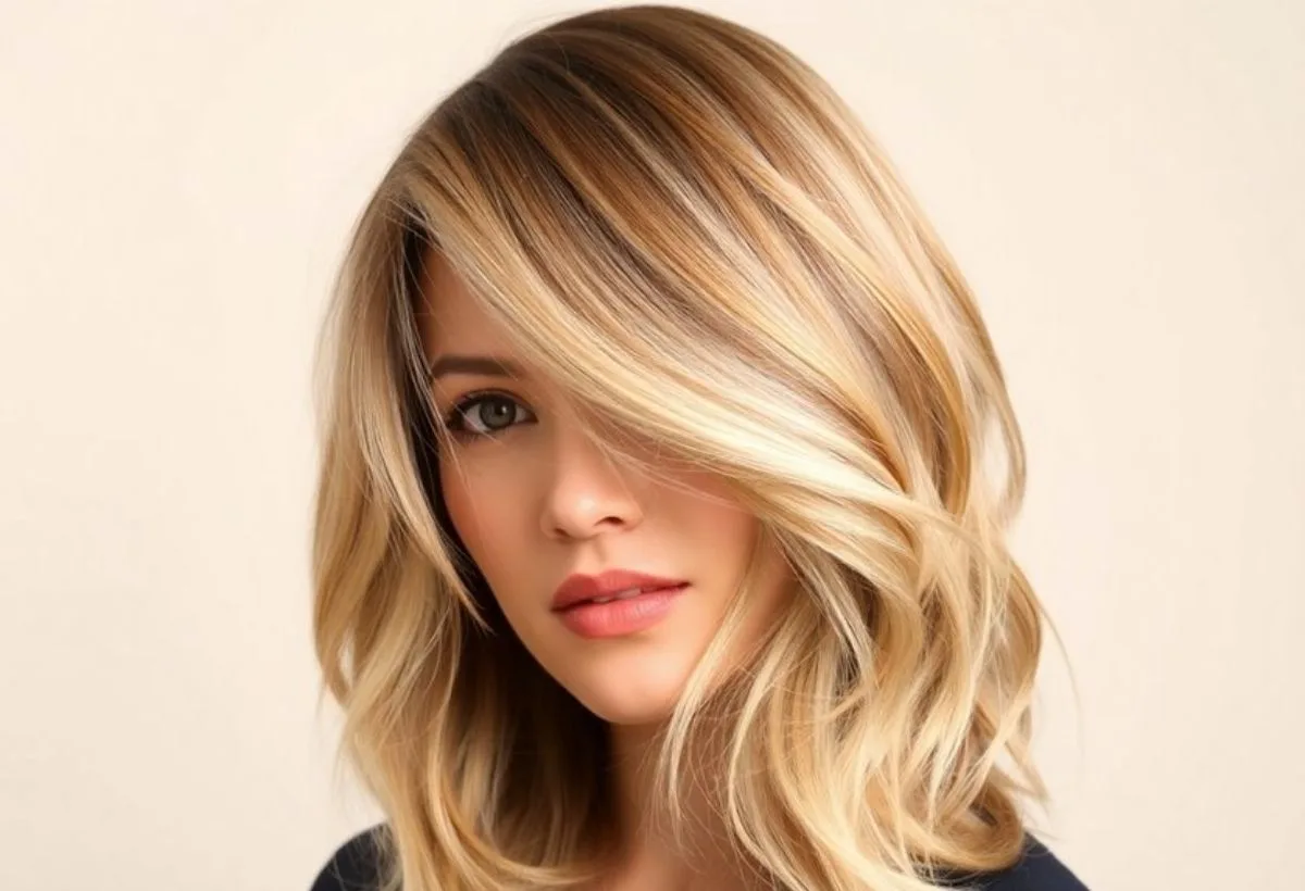 Blended Face-Framing Bangs