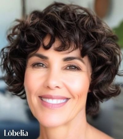 Bob with Fringe Curls