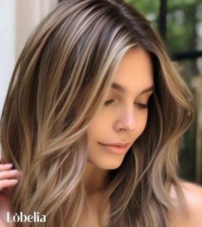 Bronze Brown with Buttery Blonde Highlights