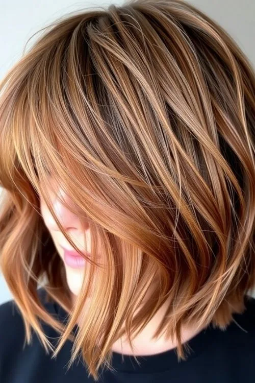 Choppy Layers With Bangs