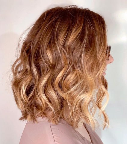 Wavy Copper Bob