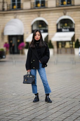 Cropped Jeans with Ankle Boots