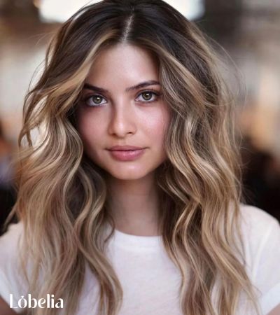 Dark Brown with Champagne Highlights