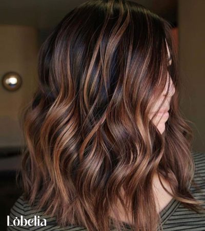 Dark Brown with Copper Highlights