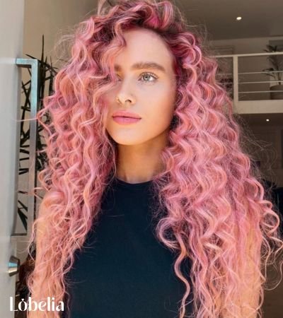 Dusty Pink Curls