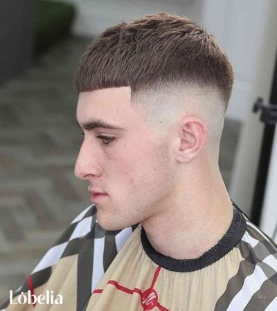 Edgar with High Fade and Thick Fringe