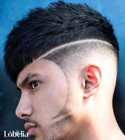 Edgar with Side Part and Tapered Sides