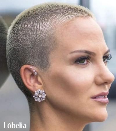 Edgy Buzz Cut with Color