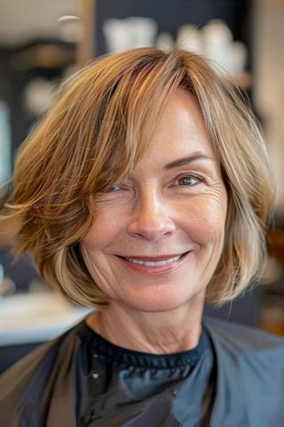 Elegant Short Bob with Layers