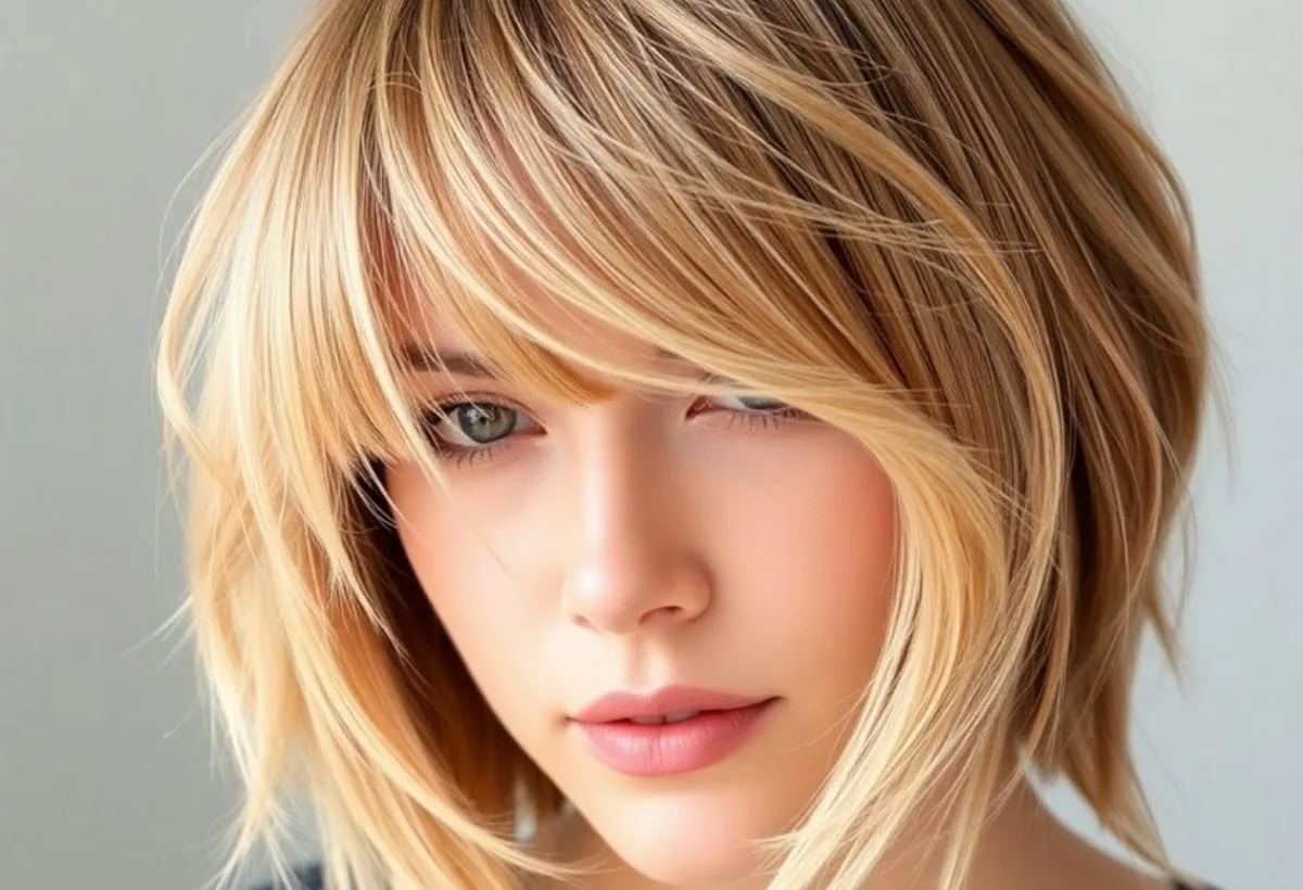 Feathered Side Bangs