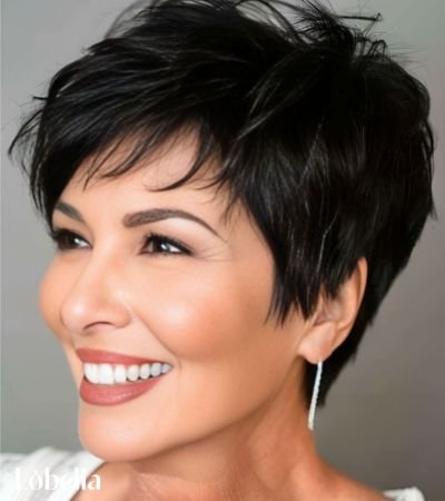 Feathered Pixie Cut