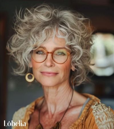 Golden Blonde Curly Waves