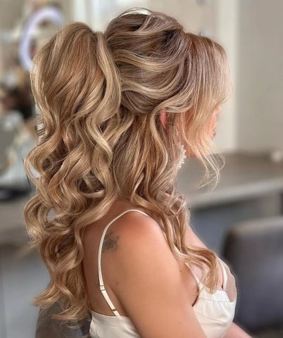 Half-Up, Half-Down Ponytail
