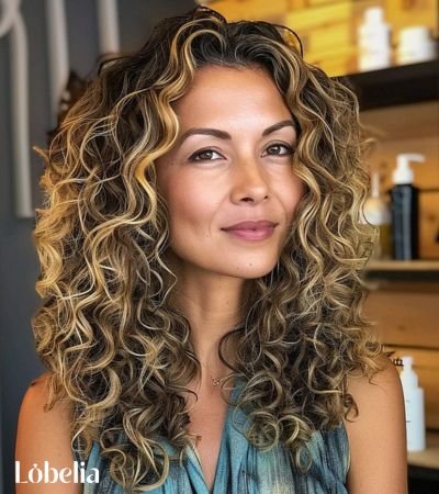 Honey Blonde Soft Curls