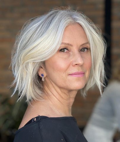 Inverted Bob with Wispy Bangs