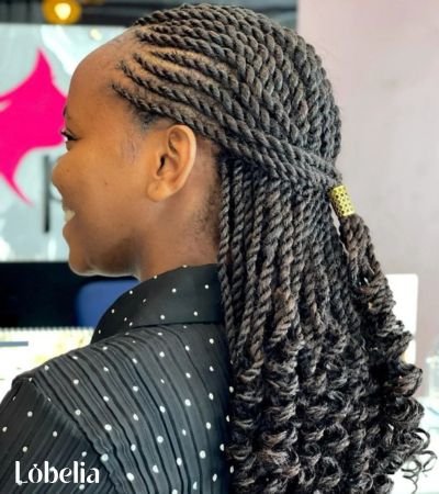 Kinky Twists with Braided Roots