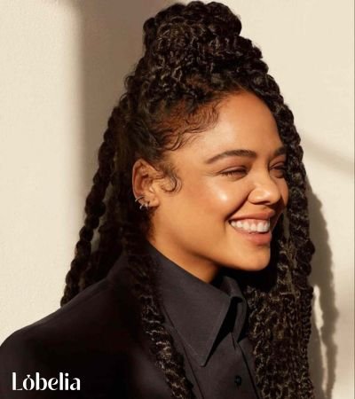 Kinky Twists with a Side Bun