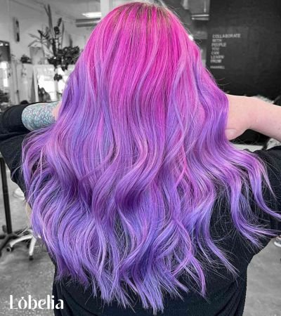 Lavender Pink Ombre