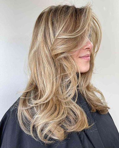 Layered Cut with Balayage