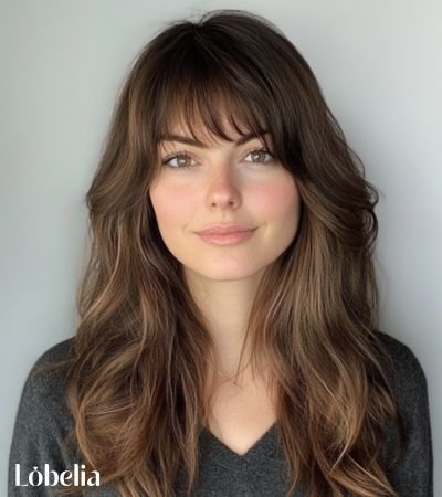Long Layered Bangs
