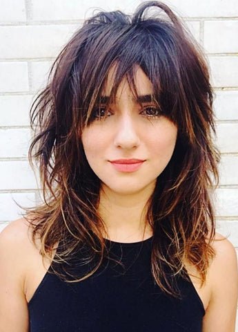 Layered Shag with Bangs