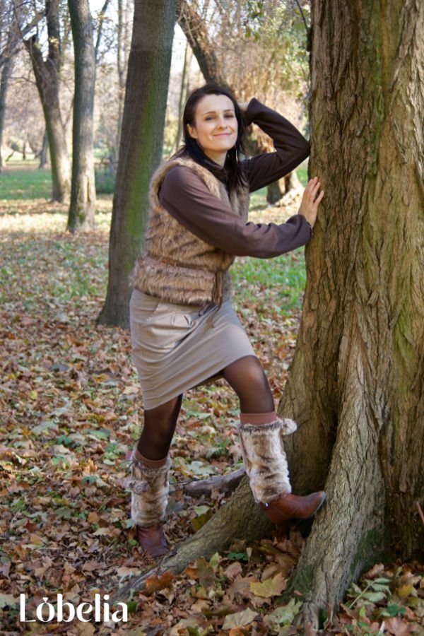 Leg warmers with loafer