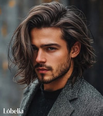 Long Hair with Side Part