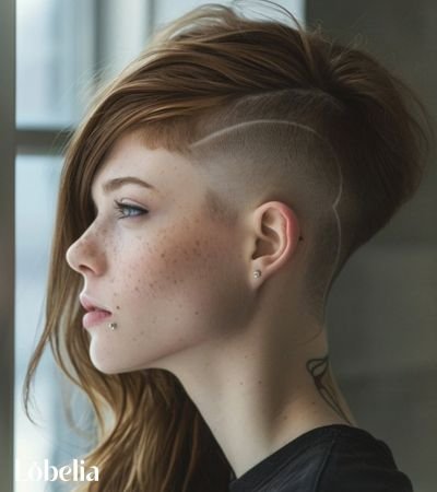 Long Hair with Undercut