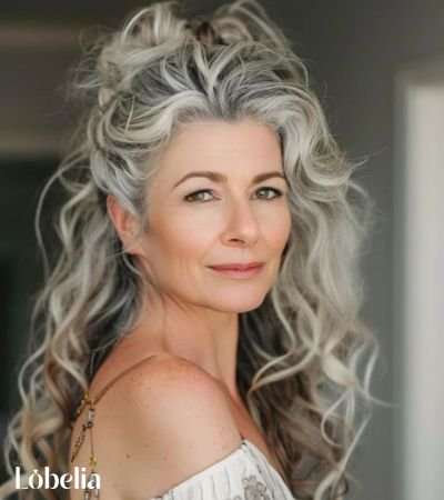 Long Layered Curls with Natural Highlights