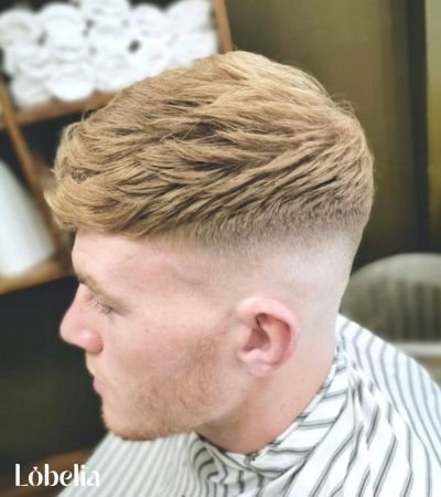 Low Bald Fade with Textured Top