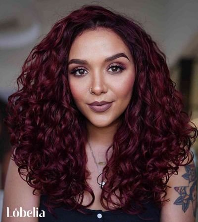 Mahogany Red Curls