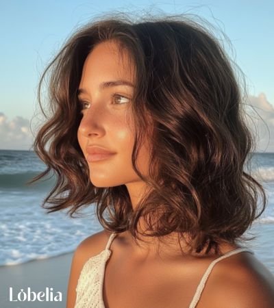 Medium-Length Asymmetrical Waves hairstyles