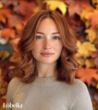 Medium-Length Autumn Waves haircut