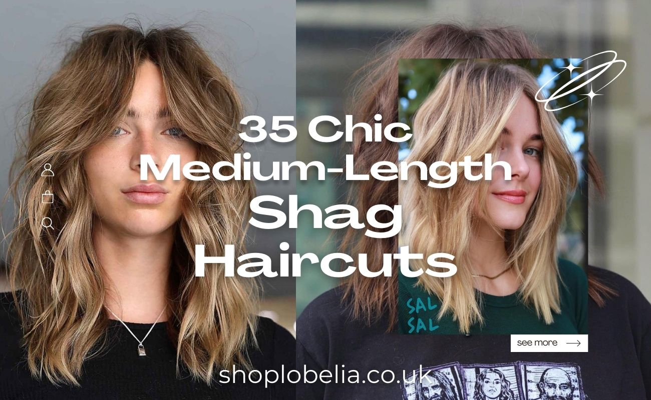 Medium-Length Shag Haircuts