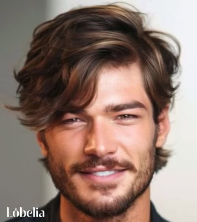 Medium-Length Side Swept Bangs