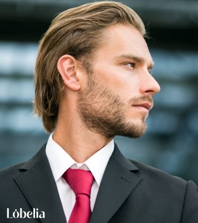 Medium-Length Slicked Back