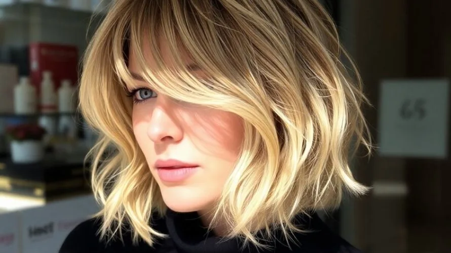 Messy French Girl Bob