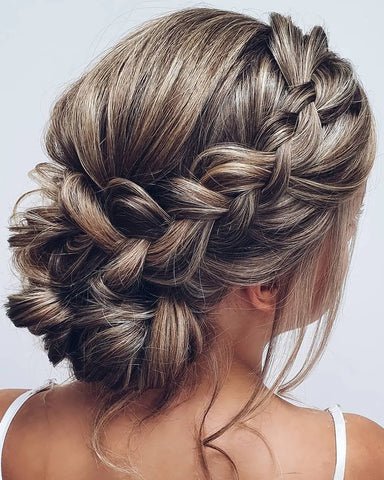 Messy Braided Updo