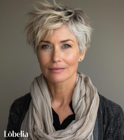 Messy Pixie with Volume