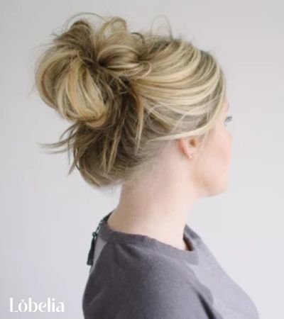 Messy Ringlet Bun