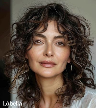 Mid-Length Curly Shag